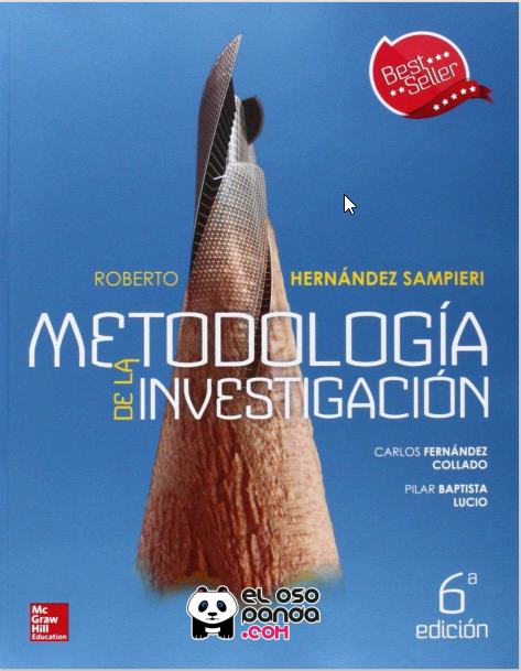 Book Cover: Metodologia de la Investigacion 6a. Edicion